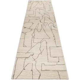 OBSESSION Teppich OBSESSION "My Parma 511", beige (cream), B:80cm H:18mm L:300cm, Polypropylen, Teppiche, Teppich