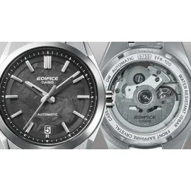 Casio Edifice Herrenuhr Automatik Stahl/Schwarz