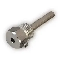 Tauchhülse für Temperaturfühler Edelstahl 50mm 1/2" Zoll Warmwasserspeicher