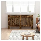 vidaXL Heizkörperabdeckung Geräucherte Eiche 152 x 19 x 81,5 cm