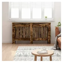 vidaXL Heizkörperabdeckung Geräucherte Eiche 152 x 19 x 81,5 cm