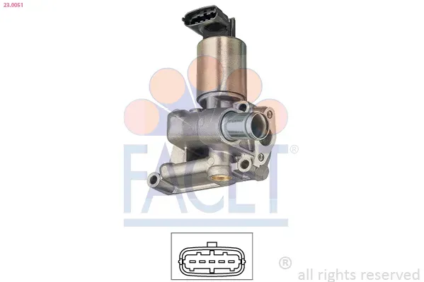 FACET AGR-Ventil 230051 für Opel GM Vaughall