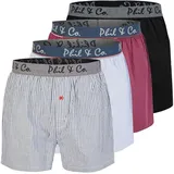 Phil & Co. Berlin Herren Boxer Classic Checks 4er Pack