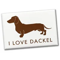 Speecheese I Love DACKEL Souvenir Souvenir Magnet Lustiger Souvenir