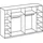 WIMEX Schwebetürenschrank Stockholm 270 x 208 x 65 cm Grau/Schwarz/Silber