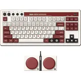 8bitdo Retro Mechanische Tastatur Hot Swappable 87 Keys (DE, Kabellos), Tastatur, Braun