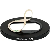 JJC RN RX100VI Filter Adapter & Lens Cap Kit, Schwarz