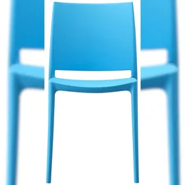 CLP Gartenstuhl Meton 42 x 42 x 81 cm blau