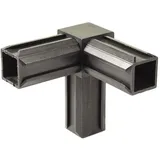 GAH Alberts Alberts XD-Rohrverbinder 90°, Schwarzer Kunststoff, Rechtwinkeliger Abgang