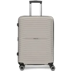 Stratic Shine 4 Rollen Trolley 65 cm mit Dehnfalte taupe