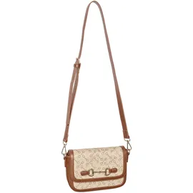 HV Polo Handtasche Mini Cecile Bit in sand mit goldenem Gebiss vorne, Größe: onesize
