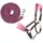 Pfiff Halfter-Set Sunny 3-teilig Braun/Pink Full