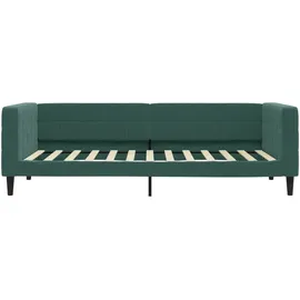 vidaXL Tagesbett Dunkelgrün 90x200 cm Samt