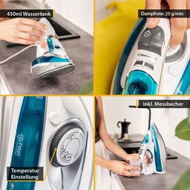 First Austria Dampfbügeleisen 3100W grün