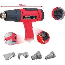 KS Tools Heißluft-Gerät Satz inkl. 4 Aufsätze
