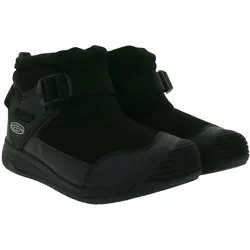 KEEN Hoodromeo Herren Winter-Stiefelette mit Fleece-Futter Schnee-Schuhe bis -20 Grad isolierende Winter-Stiefel 1026794 Schwarz - 44