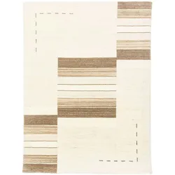 Morgenland Wollteppich - 197 x 144 cm - natur - rechteckig