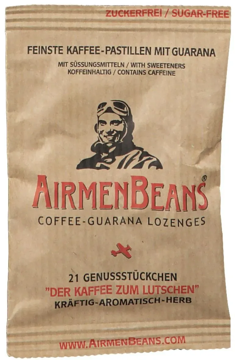 Airmenbeans Kaffee-Guarana Pastillen