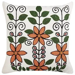 Dekokissen VELLORE Baumwolle 50 x 50 cm Bunt Blumenmuster