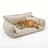 noviclass-shop Hundesofa Chaffar XL 120 cm Weiß