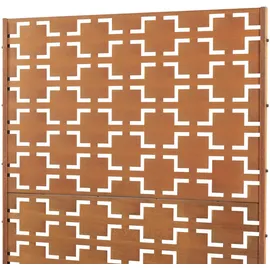 casa.pro Trennwand Basciano 90 x 40 x 180 cm Braun