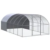 vidaXL Outdoor-Hühnerstall 3x6x2 m Verzinkter Stahl