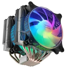 Mars Gaming Mcpu-Xt ARGB Doppel-CPU-Lüfter 120 mm), Schwarz