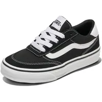 Vans Brooklyn Unisex Kinder Suede/Canvas Black/White 32