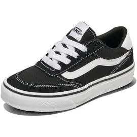 Vans Brooklyn Unisex Kinder Suede/Canvas Black/White 32