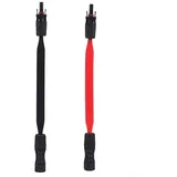 RANRAO Solarkabel Fensterdurchführung, Flaches Solar Anschlusskabel, kompatible Solarkabel-Flügelbuchse, flexibel, flach mit Stecker und Kupplung, für Solarmodule, Photovoltaikkabel, Solarkraftwerk