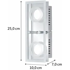 WOFI Wandleuchte 7475.02.01.0000 Silber