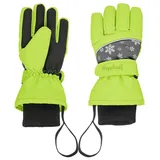 Playshoes Finger-Handschuh Skihandschuhe Schneeflocken Grün 5
