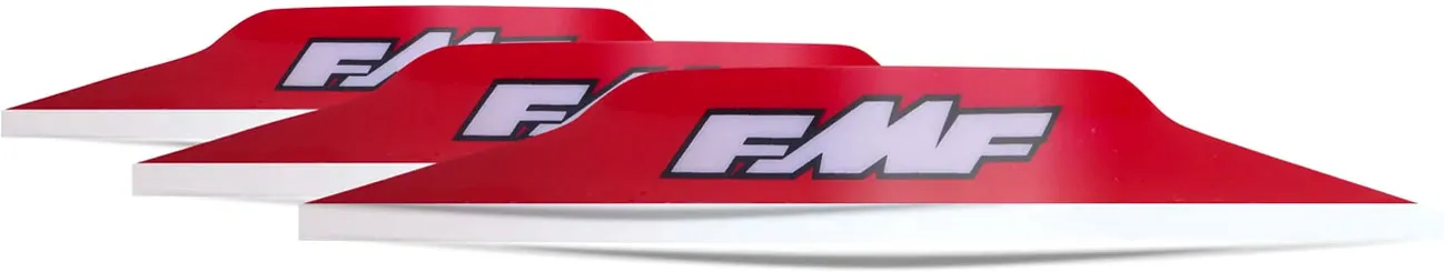 FMF Goggles PowerBomb/PowerCore, bavettes roulantes - Rouge - 3 pcs.