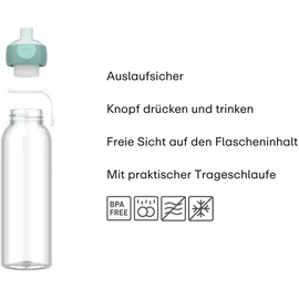 Mepal Wasserflasche Pop-Up Campus Cool Mint 0,5 l
