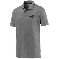 Puma Essentials Men's Pique Polo medium gray heather M