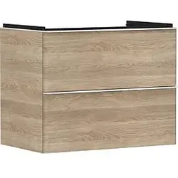 hansgrohe Xelu Q Waschtischunterschrank 54029700 780x605x475mm, 2 Schubladen, Eiche Natur, mattweiß