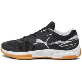 Puma Varion II Hallenturnschuh, Black-COOL light Gray-Yellow Blaze-Gum, 43