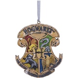 Nemesis Now Harry Potter Hogwarts Wappen zum Aufhängen, Gelb, 8 cm - Baumschmucksanhänger