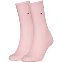 Stichd b.v. Tommy Hilfiger Damen Socken im 2er-Pack, Rosa,