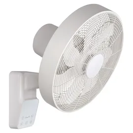 CasaFan AIROS ECO DESIGN WALL WE Wandventilator Weiß mit Fernbedienung, Timer