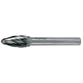 Ruko Frässtift Form F D 6mm Kopf-L.18mm Schaft-D.6mm