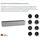 LECHUZA Balconera Stone 100 99 x 19 x 19 cm Steingrau