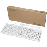 Perixx PERIBOARD-106 DE W USB Tastatur Deutsch, QWERTZ Weiß