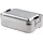 RIESS Lunchbox silber 18 x 12 x 6 cm
