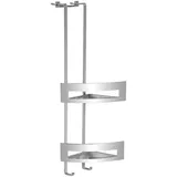 EMCO system2 Türetagère, zwei tiefe Eckkörbe, chrom, 354500126