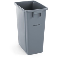 HENDI Abfalleimer, schmal, Müllbehälter, Abfallbehälter, 60L, 455x315x(h) 580mm, Grau