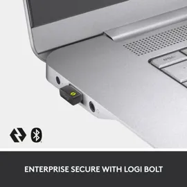 Logitech MX Keys Combo for Business Gen 2, schwarz, Logi Bolt, USB/Bluetooth, US (920-010933)