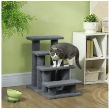 PawHut Tiertreppe 4 Stufen