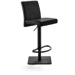 Mayer Sitzmöbel Barhocker »1286«, Breite: 41 cm, höhenverstellbar, Mikrofaser, grau