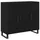 vidaXL Sideboard 90 x 34 x 80 cm Schwarz
